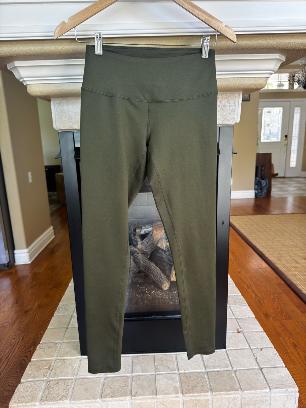Z by Zella Dark Green Full Length Leggings Size Small